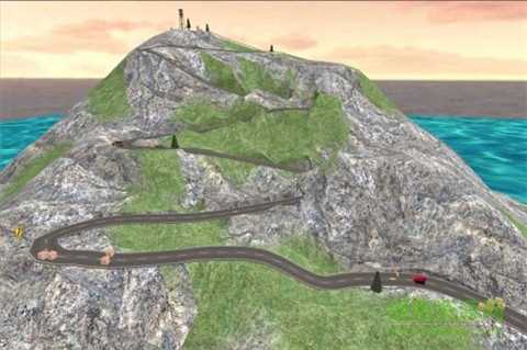 盘山公路汽车