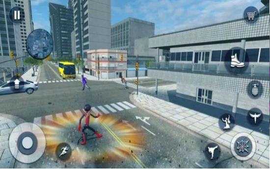 蜘蛛火柴人城市英雄截图2